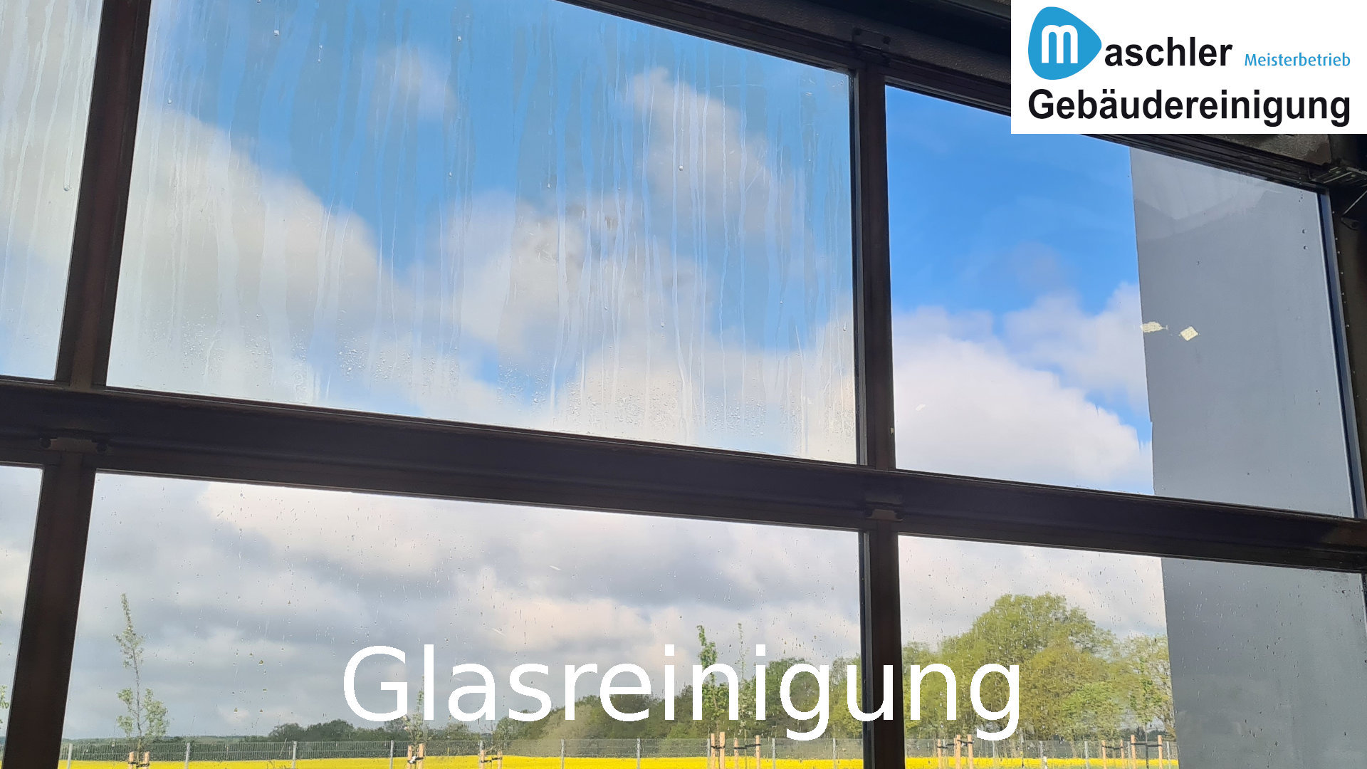 Glasscheibe reinigen - Gebäudereinigung Maschler Neubrandenburg